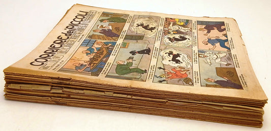 Rivista Corriere dei piccoli 1/52 1951 annata quasi completa (-15 nuameri) - D26