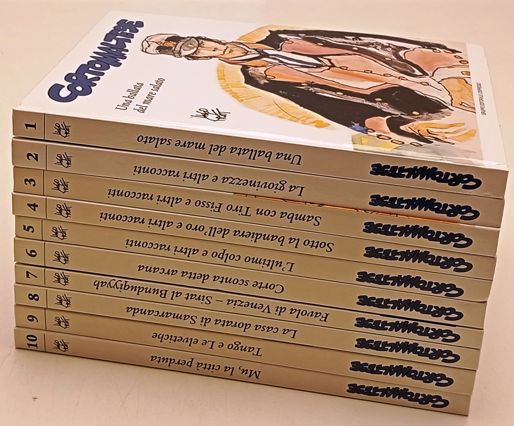 Corto Maltese volumi 1/10 collezione completa - Hugo Pratt - L'Espresso - H26 