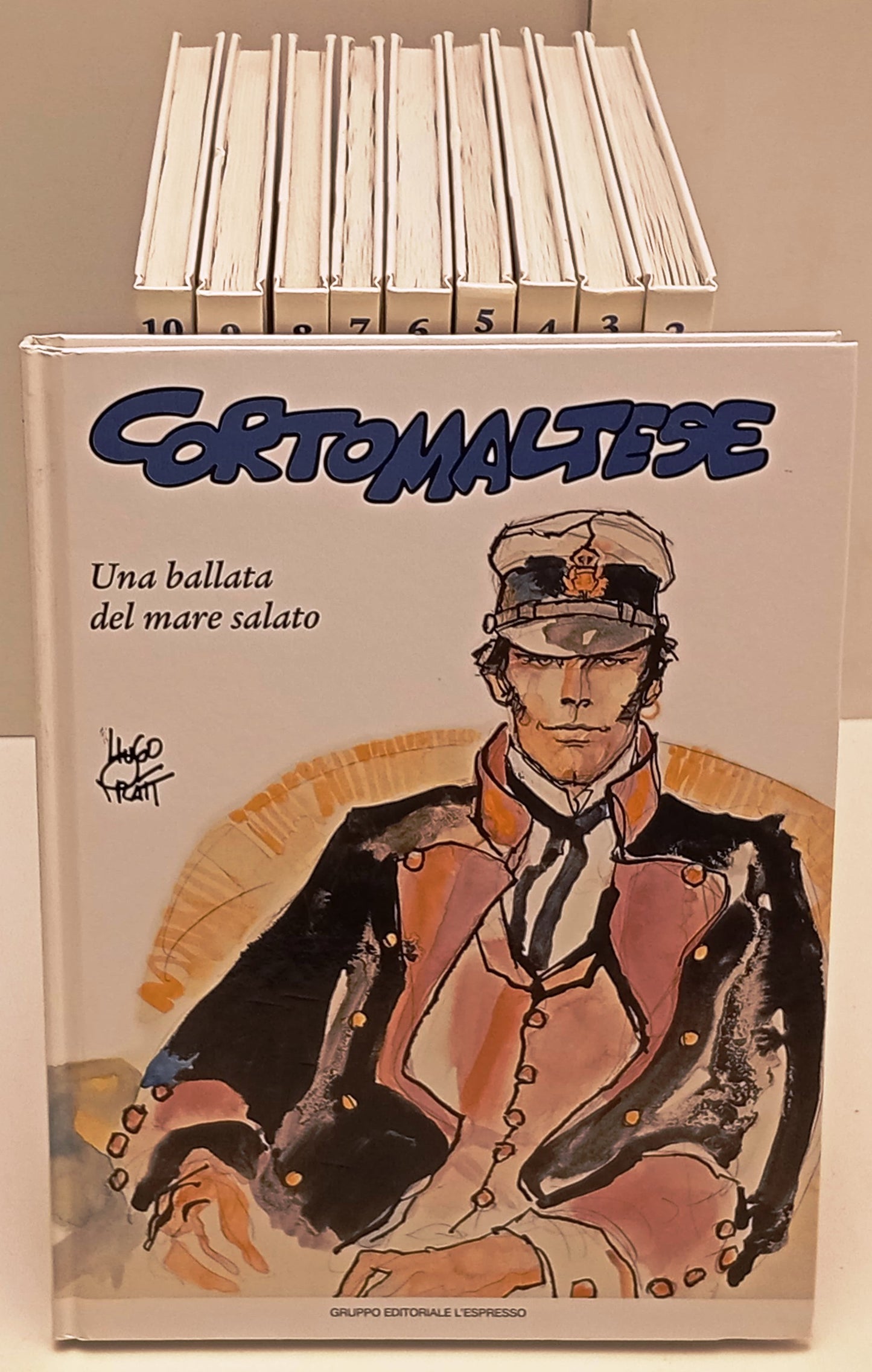 Corto Maltese volumi 1/10 collezione completa - Hugo Pratt - L'Espresso - H26 