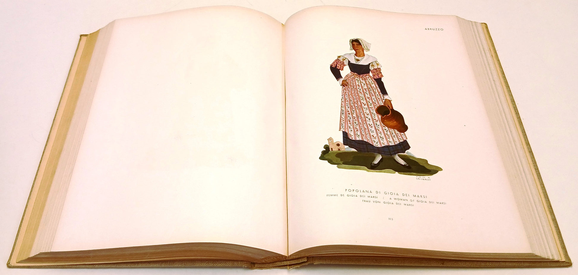 Il costume popolare in Italia - Emma Calderini - Sperling Kupfer - 1934 - YFS777