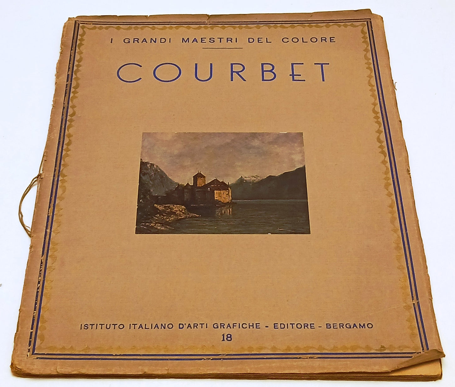 I Grandi Maestri del Colore 18 Courbert- Ist. Italiano d'Arti Grafiche 1934- ZFS319