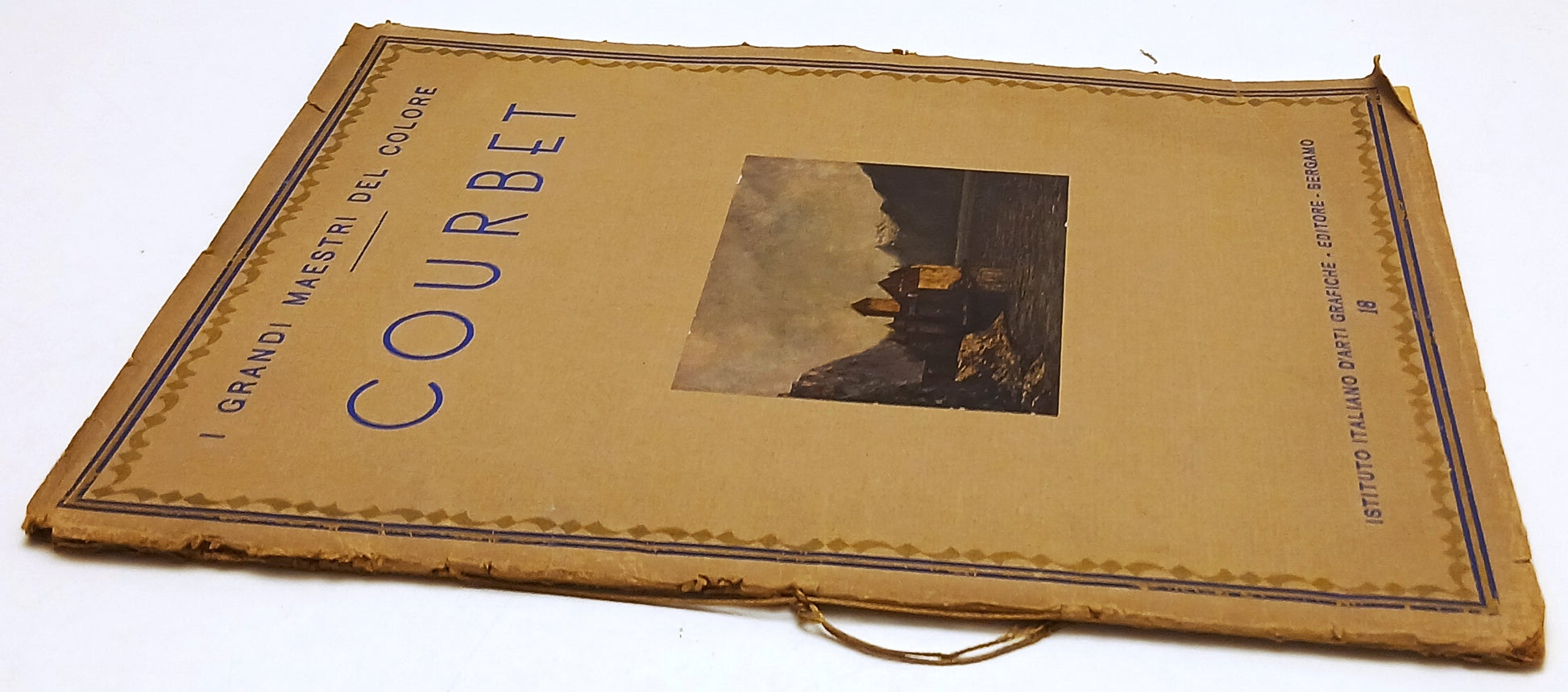 I Grandi Maestri del Colore 18 Courbert- Ist. Italiano d'Arti Grafiche 1934- ZFS319
