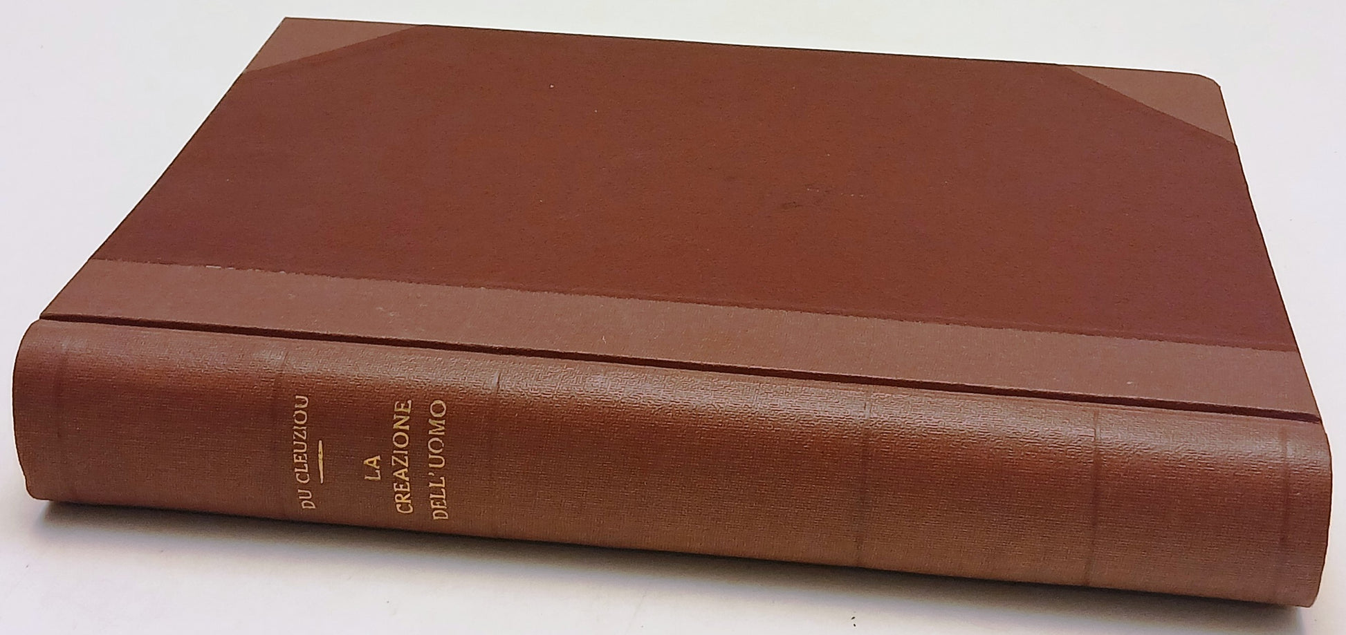 La creazione dell'uomo tempi dell'umanita'- Enrico Du Cleuziou- Sonzogno- ZFS275