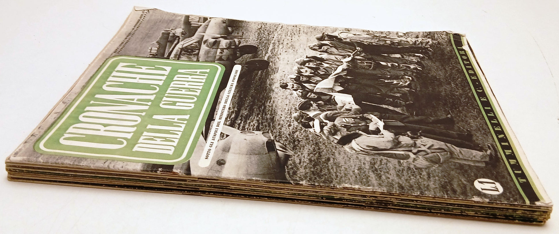 Rivista Cronache della Guerra Anno I numeri 1/11 ottobre/dicembre 1939 - YFS286