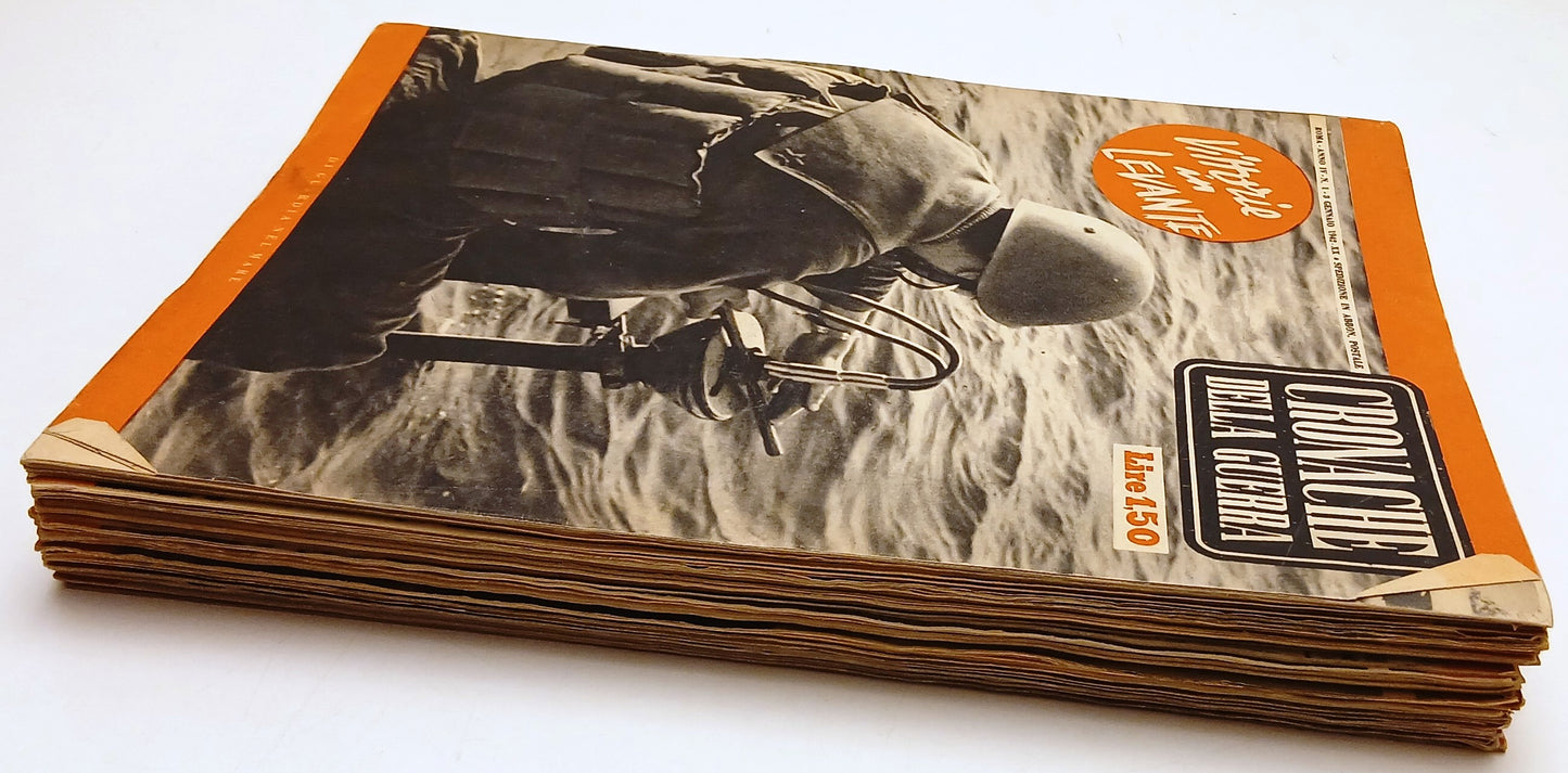 Rivista Cronache della Guerra Anno IV numeri 1/30+32/38+40/52 1942 - YFS286