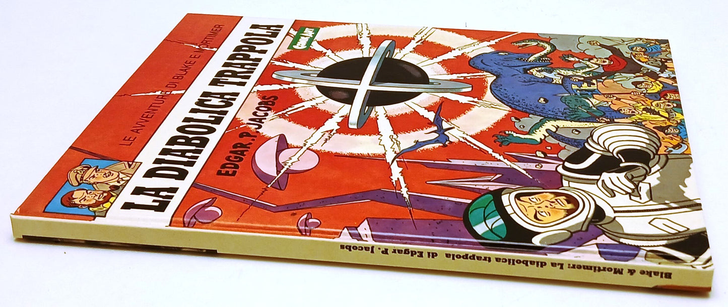 FV- BLAKE E MORTIMER LA DIABOLICA TRAPPOLA - JACOBS - COMIC ART - 1986 - C - G25