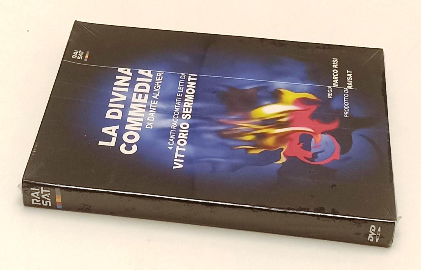 LN- LA DIVINA COMMEDIA- DANTE ALIGHIERI CANTI LETTI VITTORIO SERMONTI DVD-XFS210