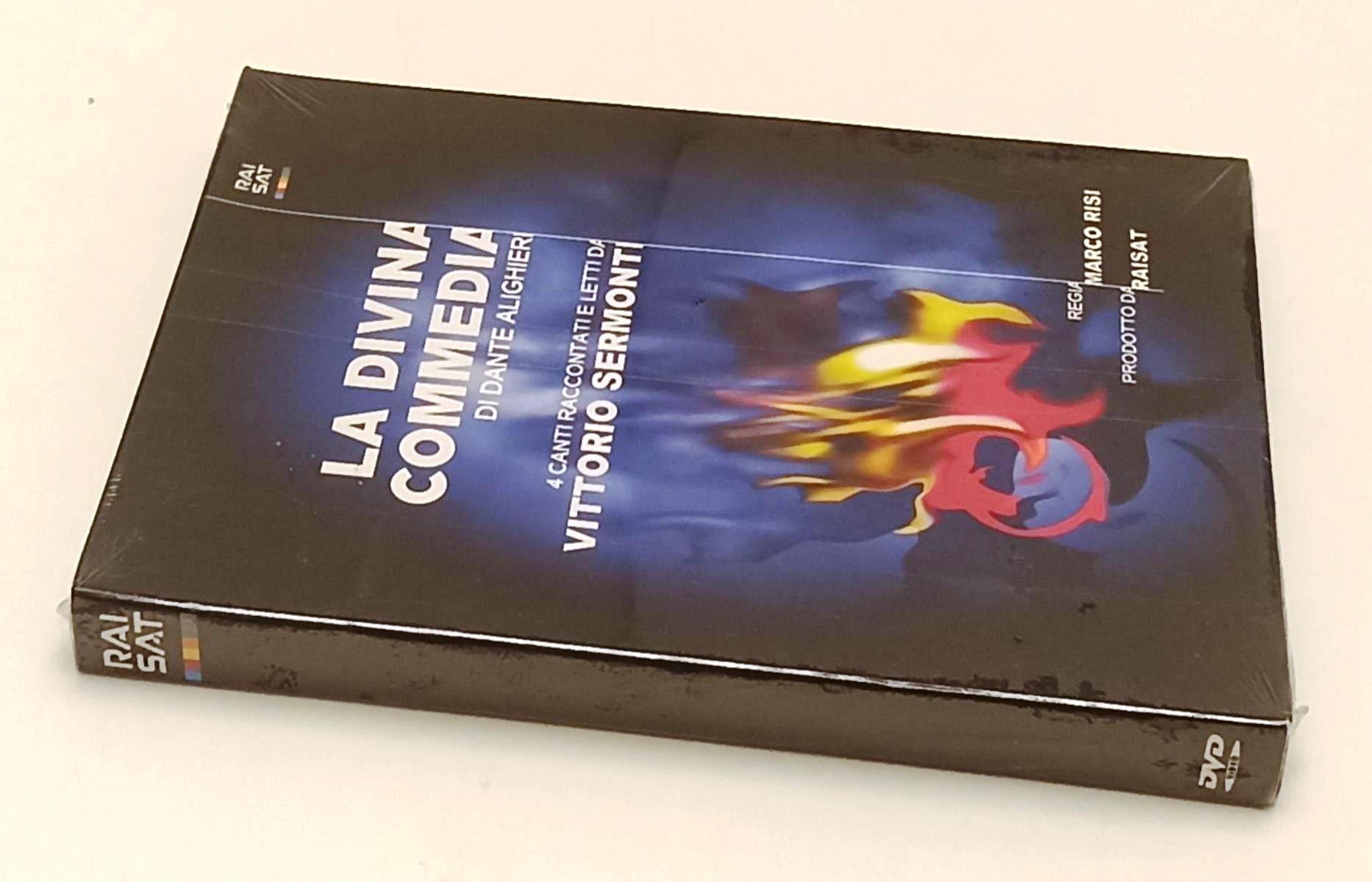 LN- LA DIVINA COMMEDIA- DANTE ALIGHIERI CANTI LETTI VITTORIO SERMONTI DVD-XFS210