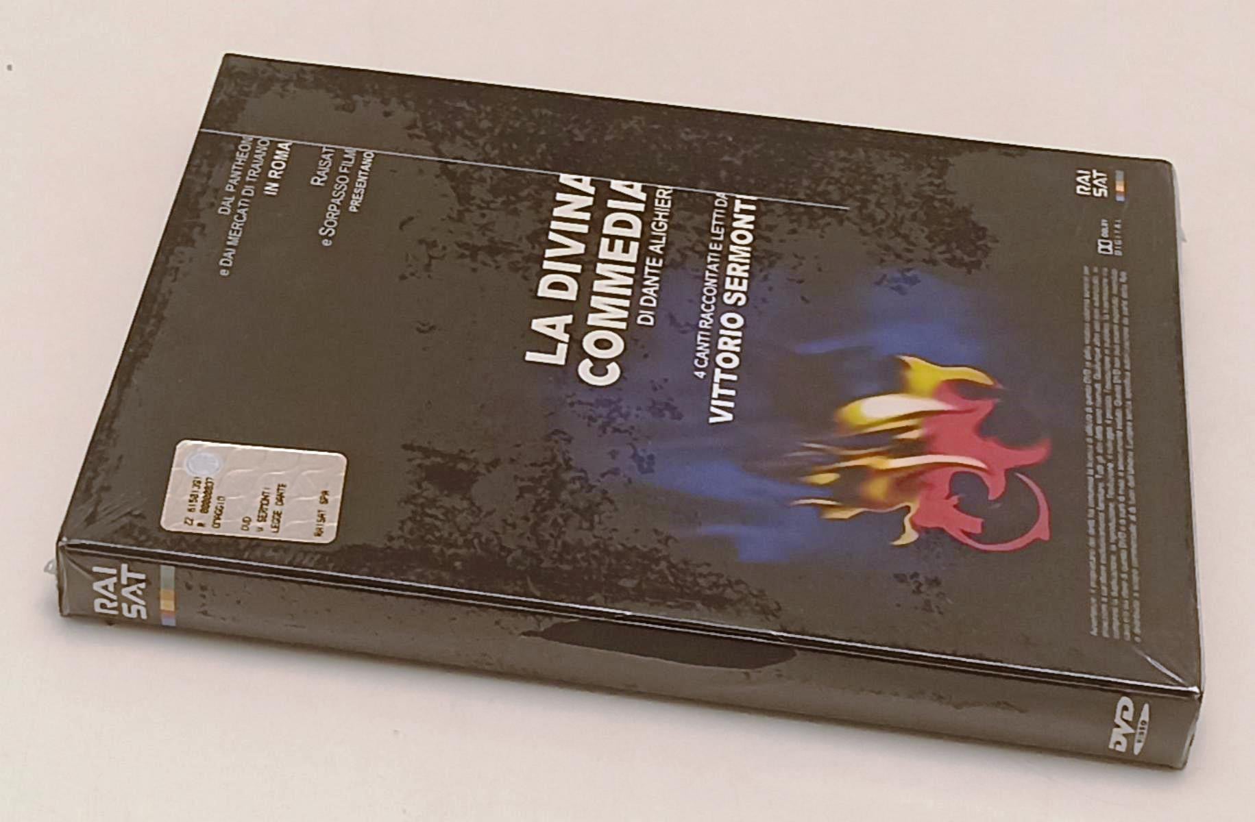 LN- LA DIVINA COMMEDIA- DANTE ALIGHIERI CANTI LETTI VITTORIO SERMONTI DVD-XFS210