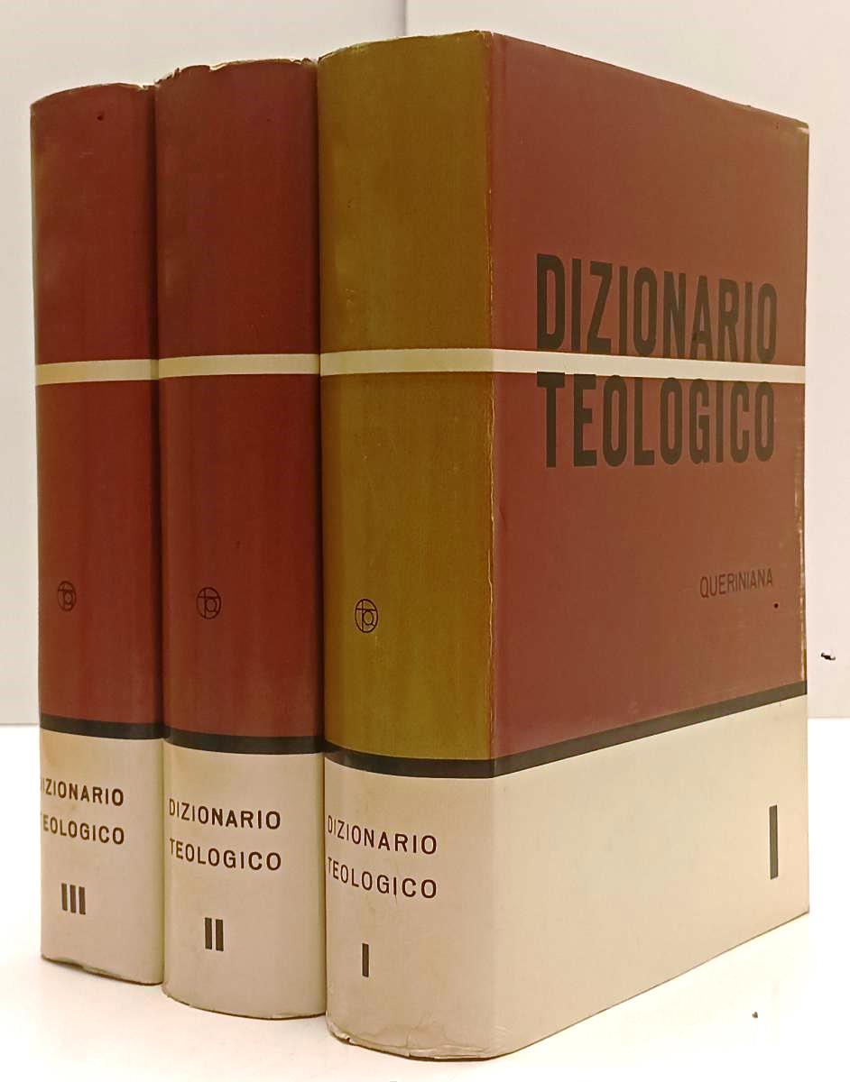 LD- DIZIONARIO TEOLOGICO I/III -- QUERINIANA --- 1966/1968 - CS - YFS752