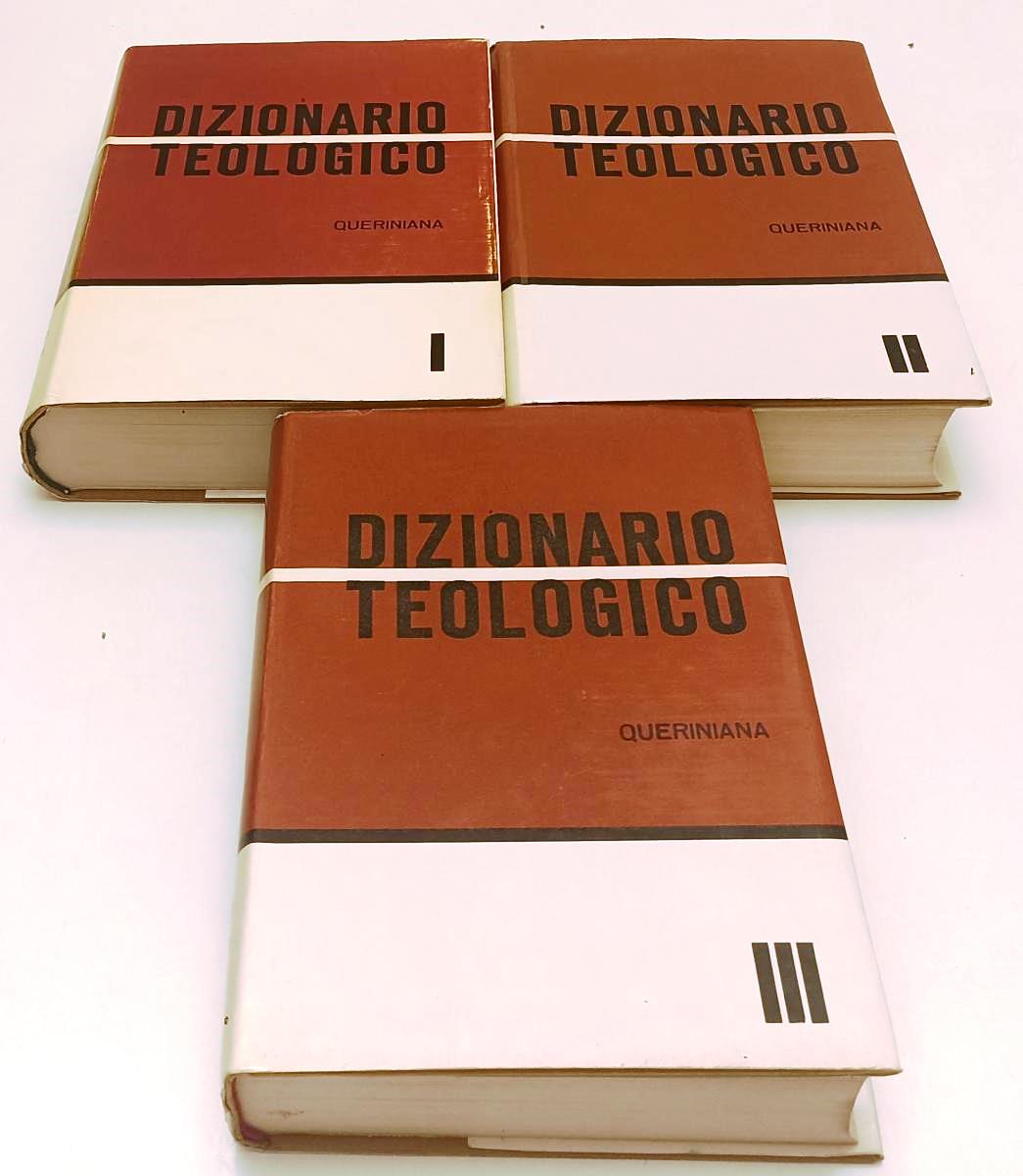 LD- DIZIONARIO TEOLOGICO I/III -- QUERINIANA --- 1966/1968 - CS - YFS752