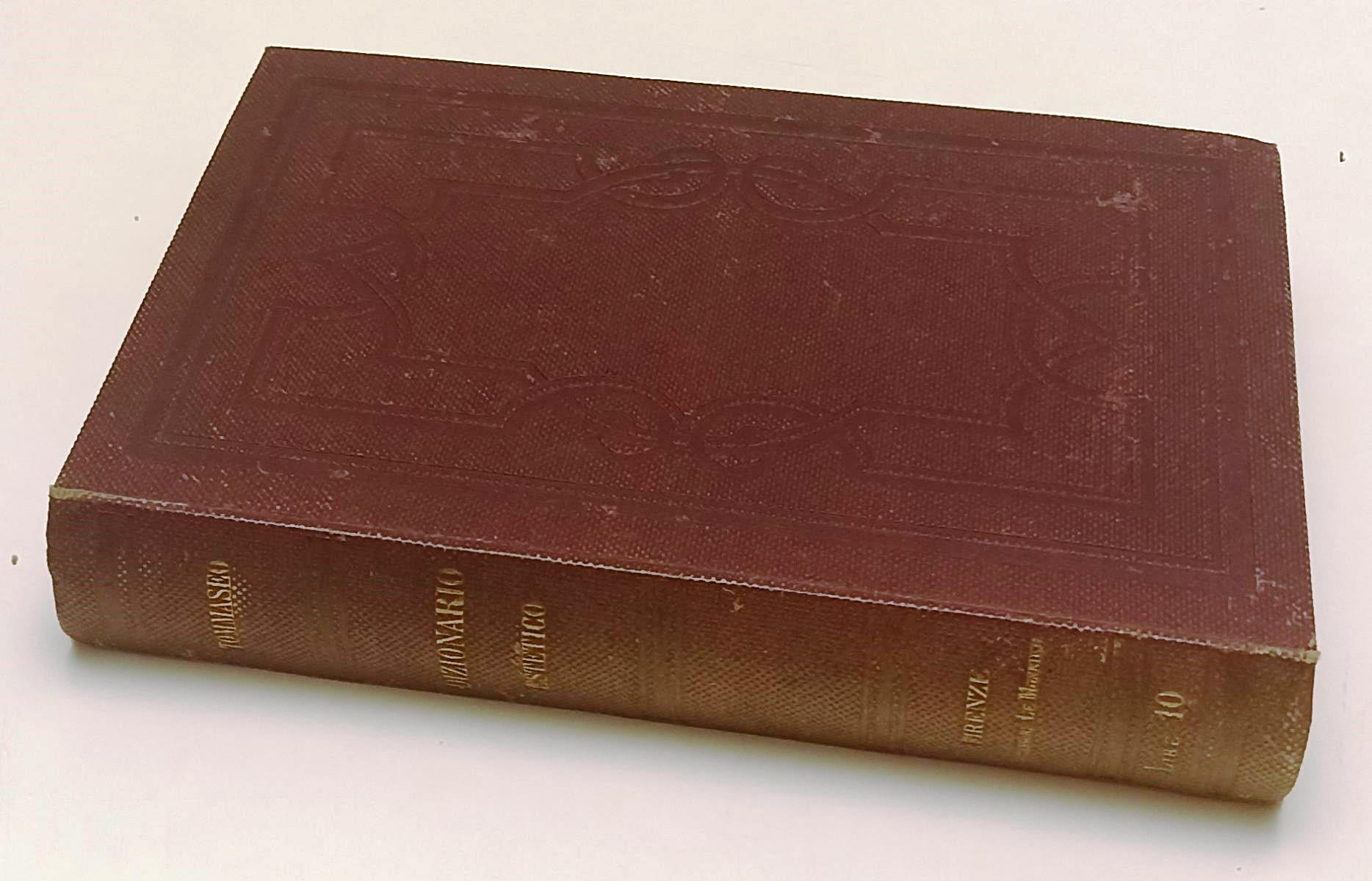 LH- DIZIONARIO ESTETICO - NICCOLO' TOMMASEO - LE MONNIER --- 1867 - C - YFS604