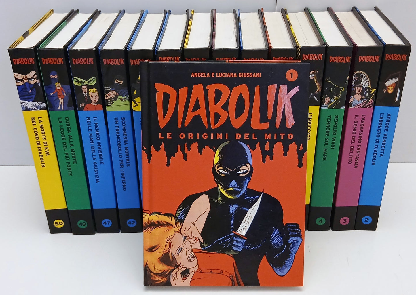 Diabolik Le origini del mito lotto 15 volumi - Gazzetta dello Sport - D26