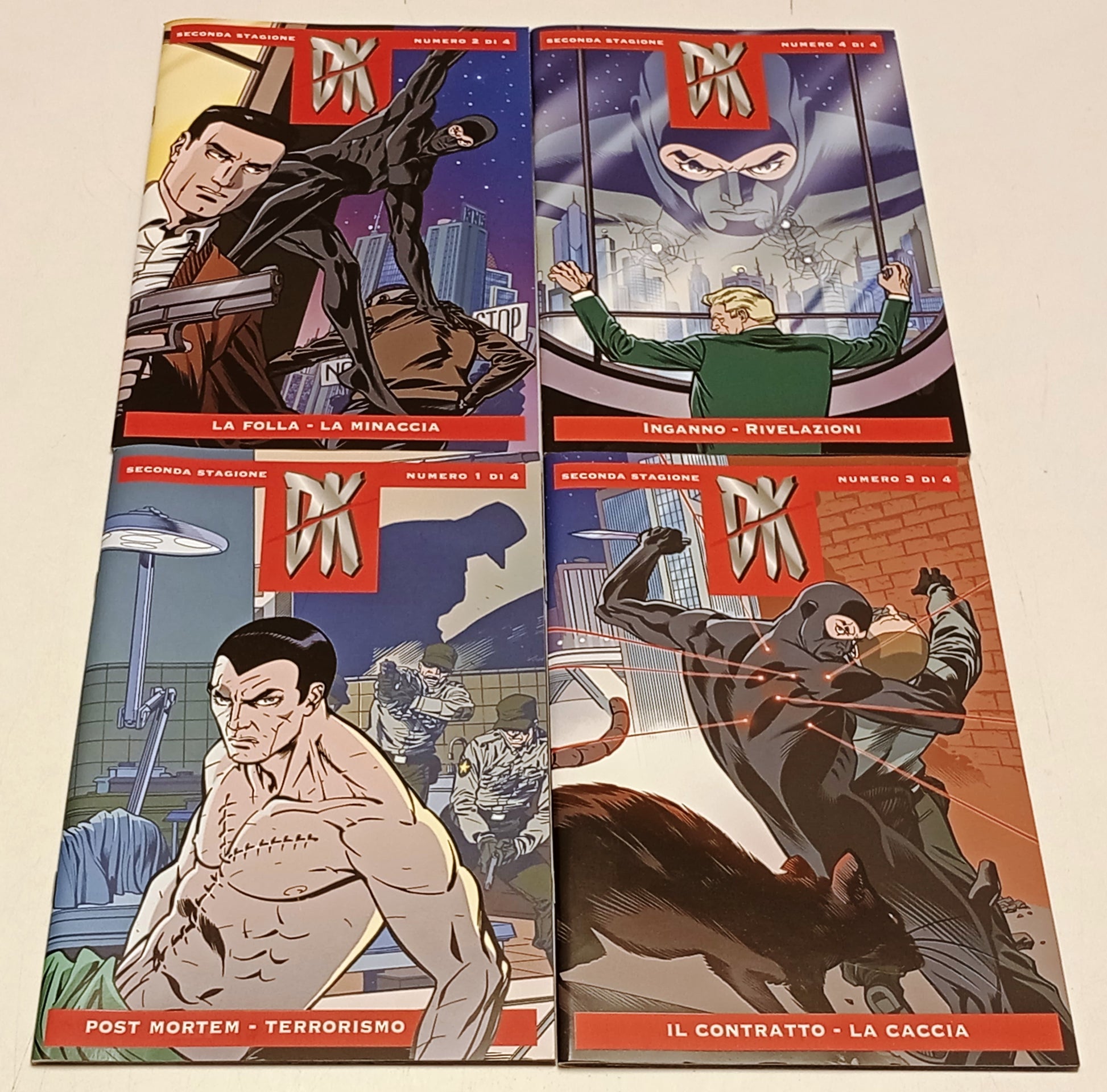 Diabolik DK 1/4 seconda stagione miniserie completa - Giussani - Astorina - H26