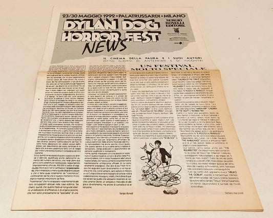 FB- DYLAN DOG HORROR FEST NEWS 23/30 MAGGIO 1992 PALATRUSSARDI MILANO - RVSa447