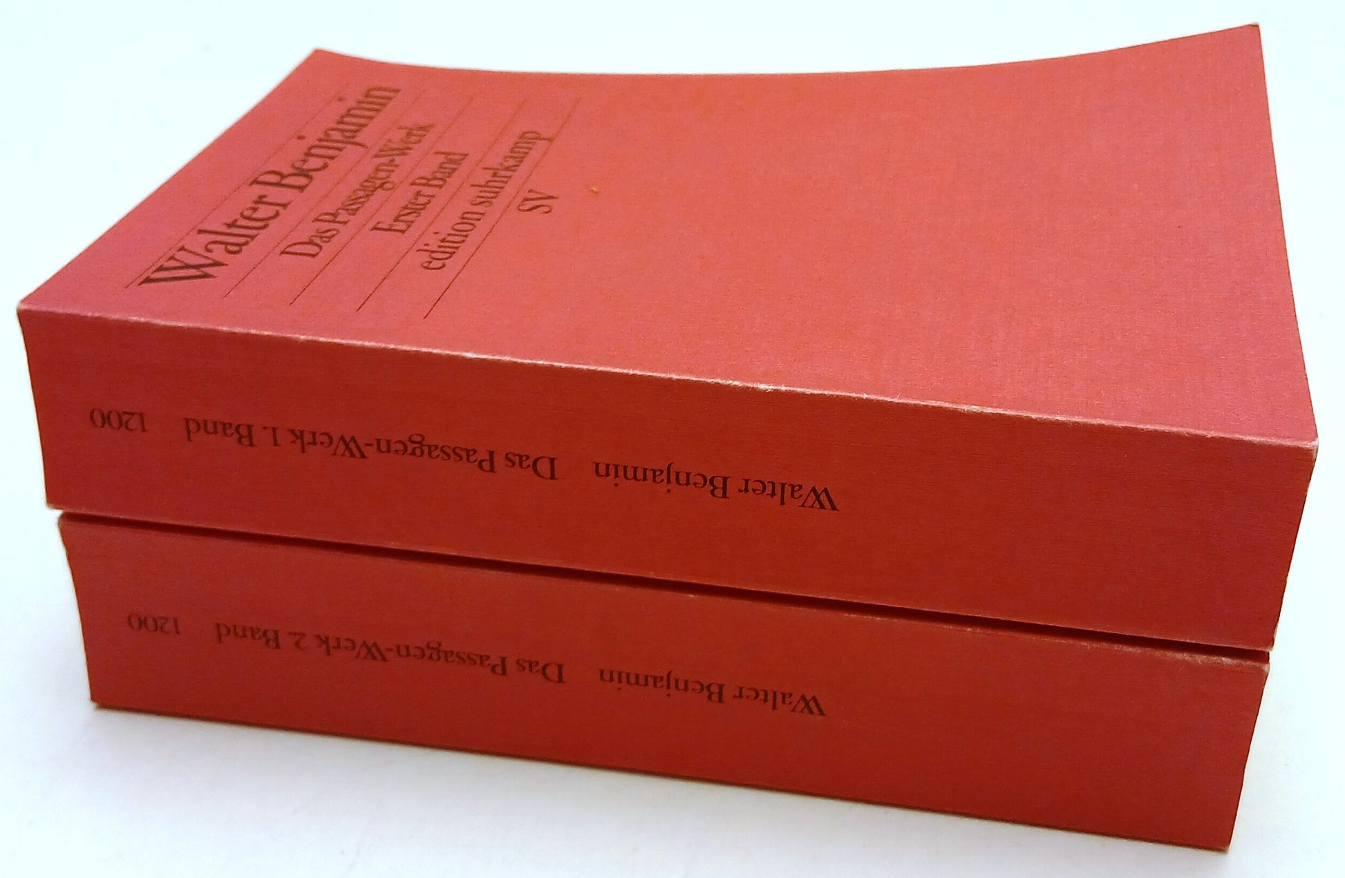 Das Passagen-Werk 2 volumi Zweiter Erster Band- Walter Benjamin- Suhrkamp-ZFS110