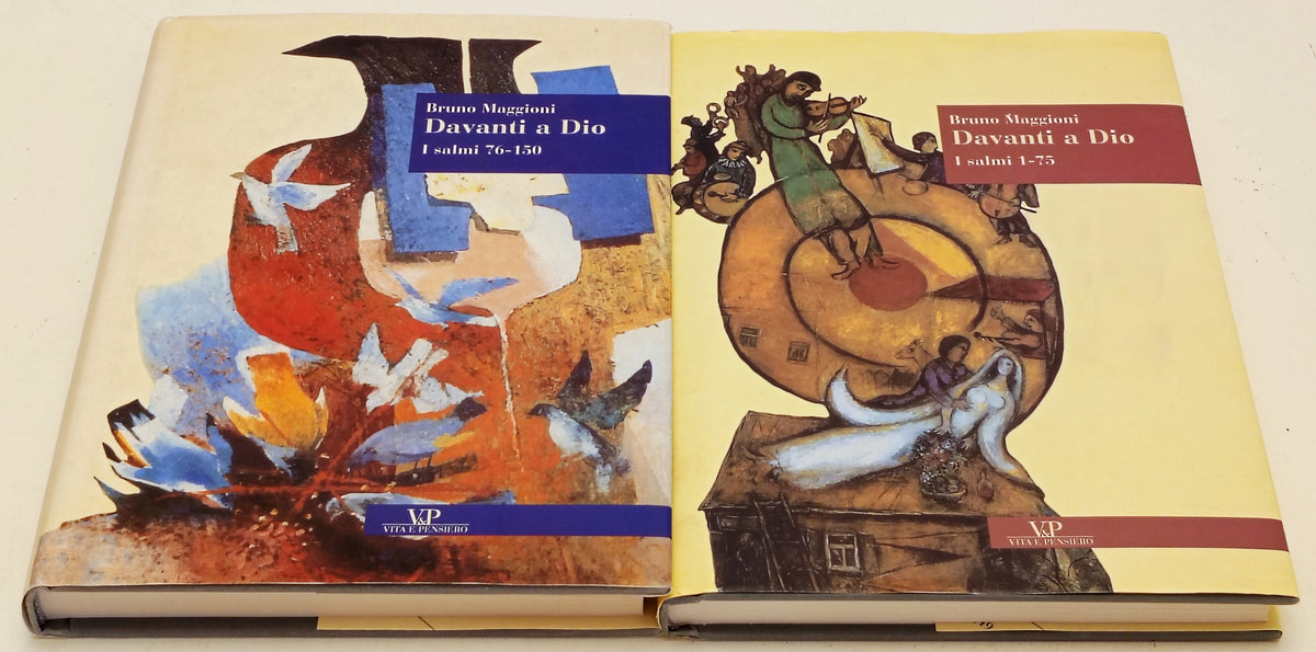 Davanti a Dio 2 volumi I Salmi - Bruno Maggioni - Vita Pensiero - 1a ed.- YFS258