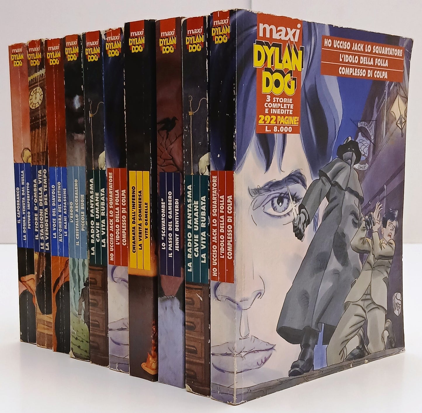 FB- LOTTO 8 DYLAN DOG MAXI 1,2,3,4,5,6,9,17 OFFERTA DA LETTURA - BONELLI - N25