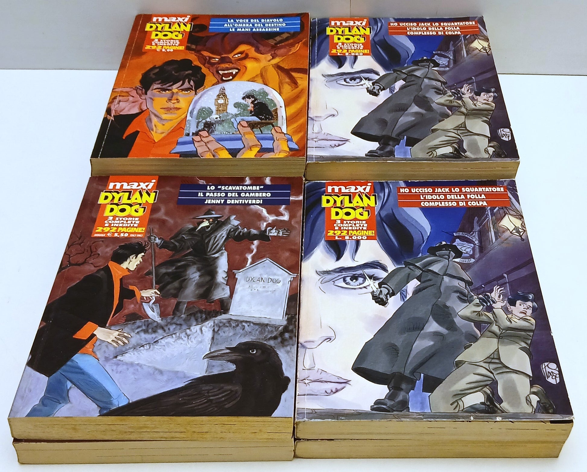 FB- LOTTO 8 DYLAN DOG MAXI 1,2,3,4,5,6,9,17 OFFERTA DA LETTURA - BONELLI - N25