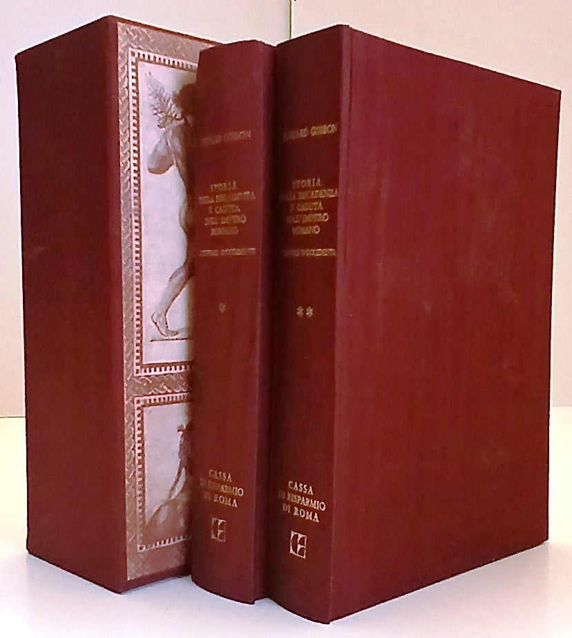 Storia decadenza e caduta dell'Impero Romano 2 tomi - Gibbon - CARI Roma- YFS307