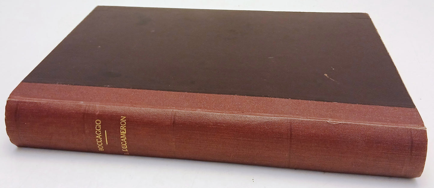 Il Decameron - Giovanni Boccaccio - Nerbini - 1931-IX- tavole illustrate- YFS891