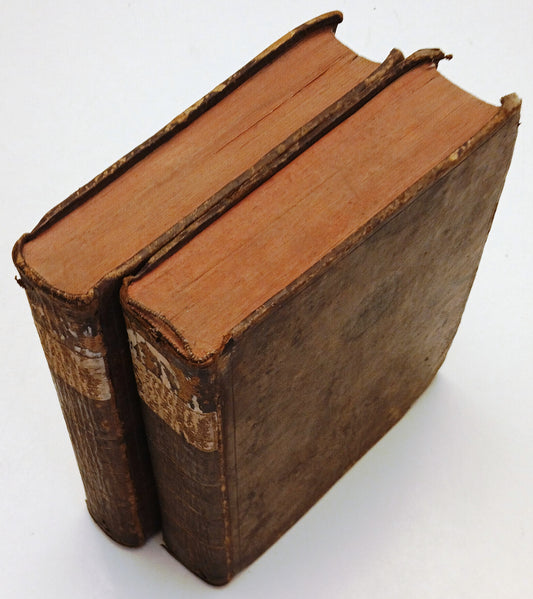 Dizionario Italiano Latino Francese Dictionnaire 2 volumi - Antonini - 1804- ZFS