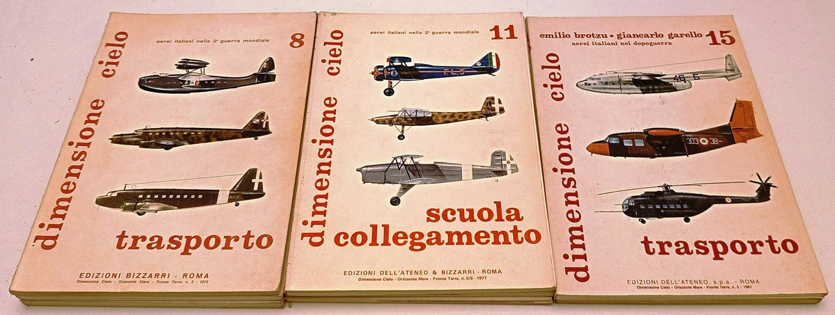 Lotto Rivista Dimensione Cielo 15 numeri - Aerei 2a guerra mondiale - YFS767