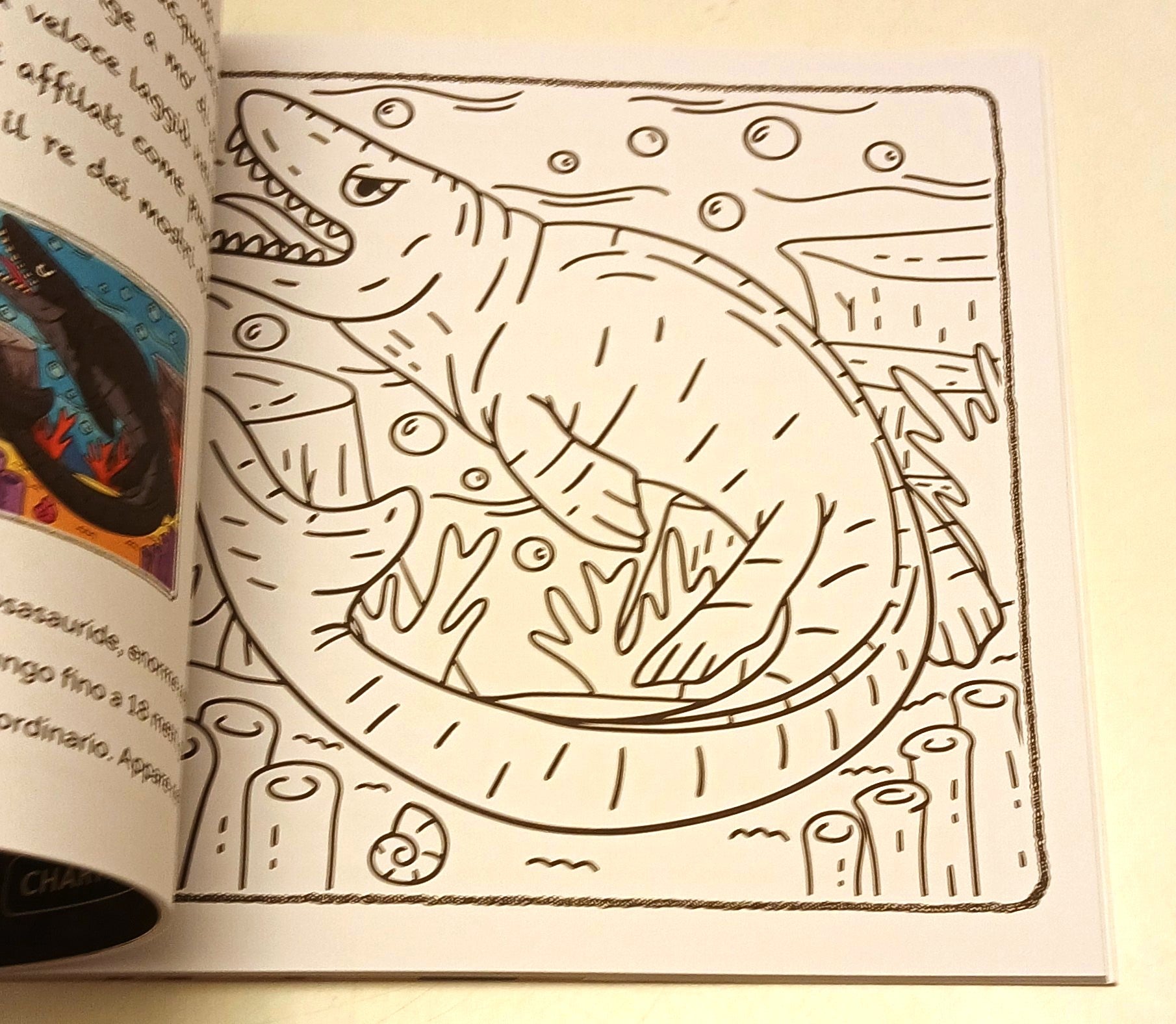 Dinosauri da scoprire e colorare - Chartesia Scopri e colora - 1a ed. - XFS218