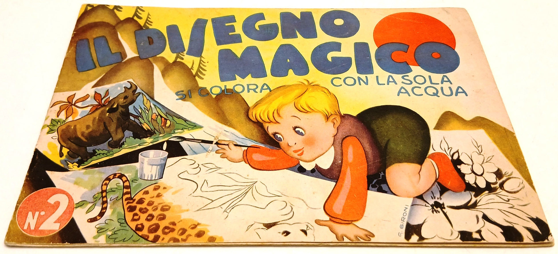 Il disegno magico n.2 Si con la sola acqua - Atlas - 1970 - RVSa995
