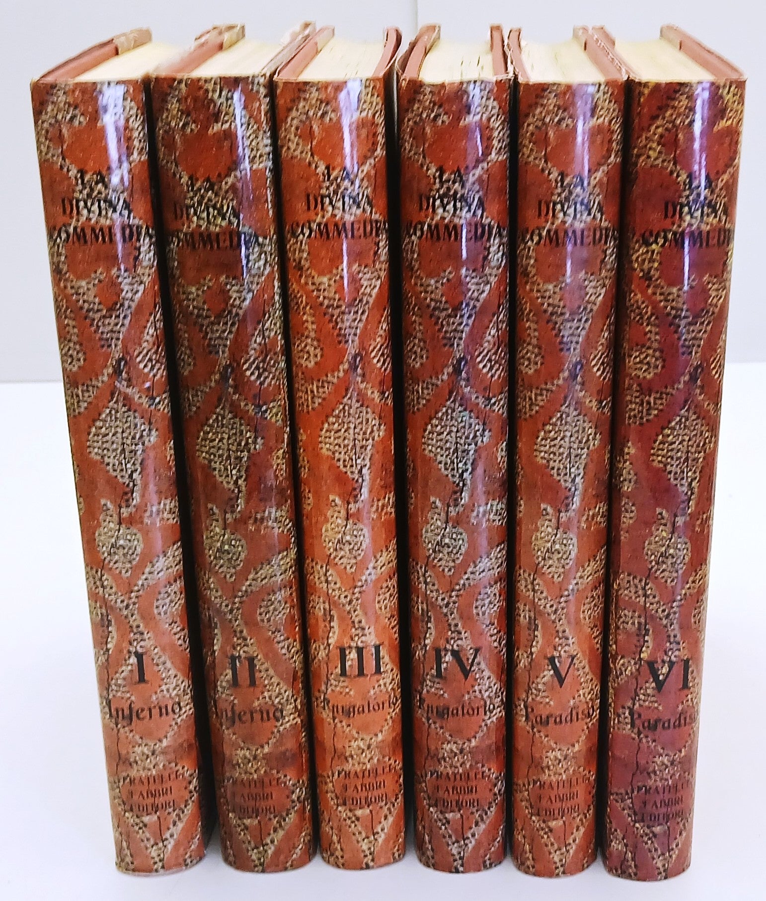 La Divina Commedia 6 volumi Opera Completa - Dante Alighieri - Fabbri - BLCG36