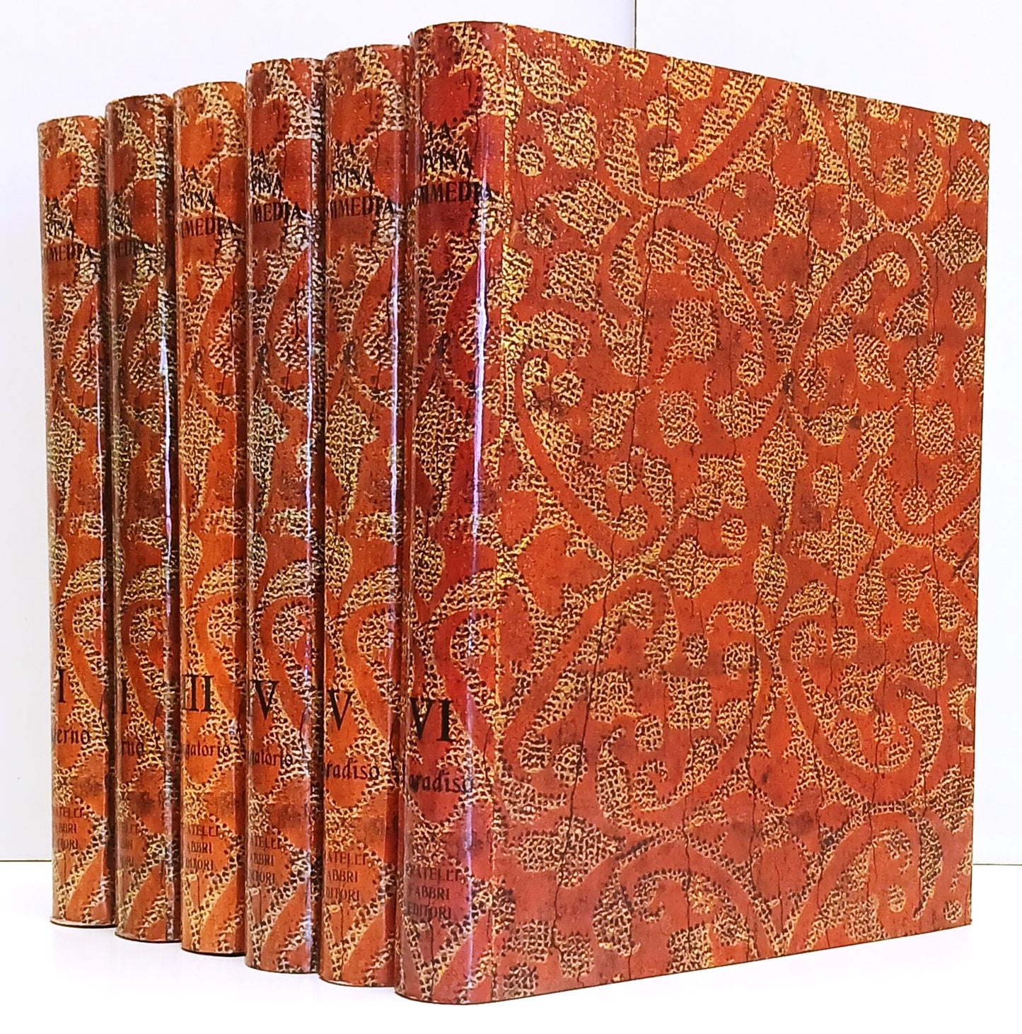 La Divina Commedia 6 volumi Opera Completa - Dante Alighieri - Fabbri - BLCG36