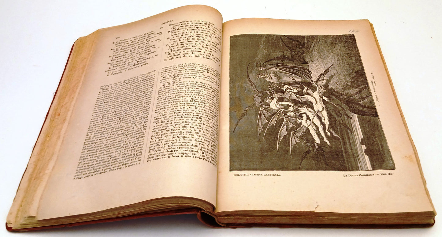 La Divina Commedia - Dante Alighieri - Sonzogno - 1887 - Gustave Dore' - YFS834