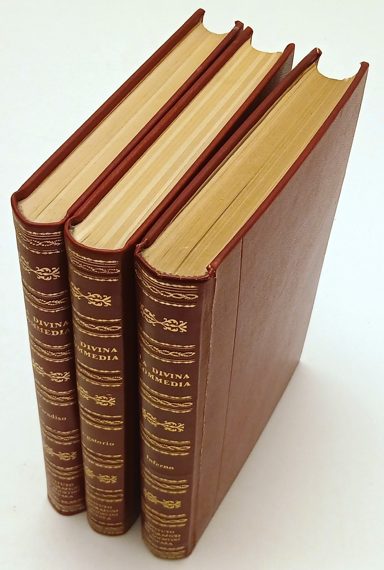 La Divina Commedia 3 volumi - Dante - Istituto Geografico De Agostini- ZFS274
