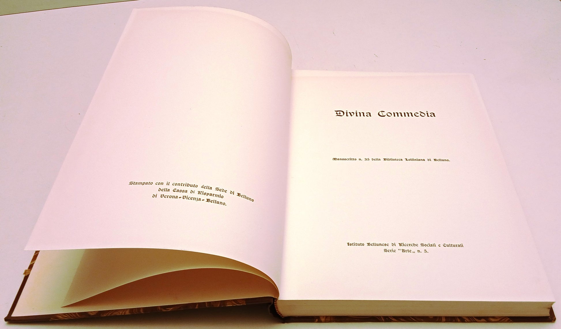 Divina Commedia Manoscritto n.35 Biblioteca Lolliniana - Dante Alighieri - YFS77