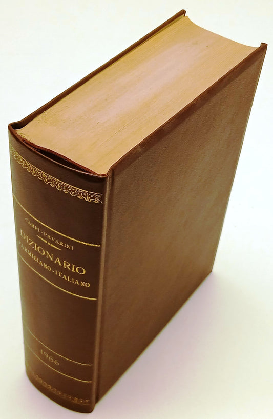 Dizionario Parmigiano-Italiano - Carpi Pavarini- copia numerata - 1a ed. 1966