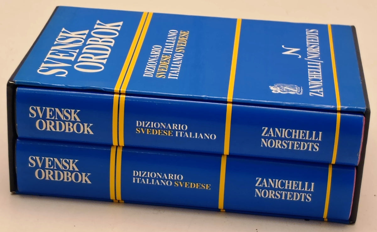 Dizionario Svedese Italiano - Italiano Svedese 2 volumi - Zanichelli- YFS180