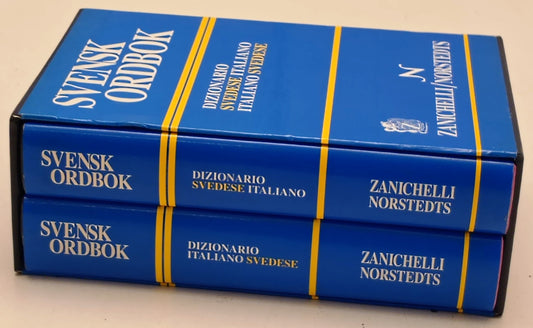 Dizionario Svedese Italiano - Italiano Svedese 2 volumi - Zanichelli- YFS180
