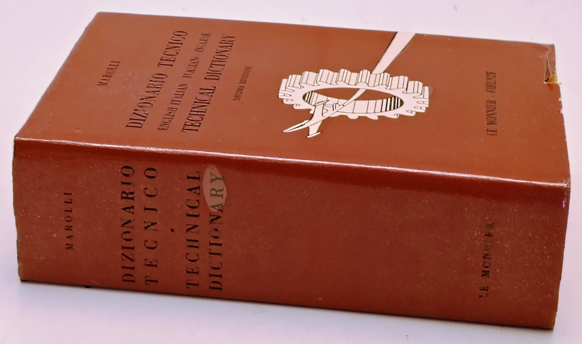 Dizionario Tecnico Technical Dictionary + 39 Tavole- Marolli- Le Monnier- YFS421