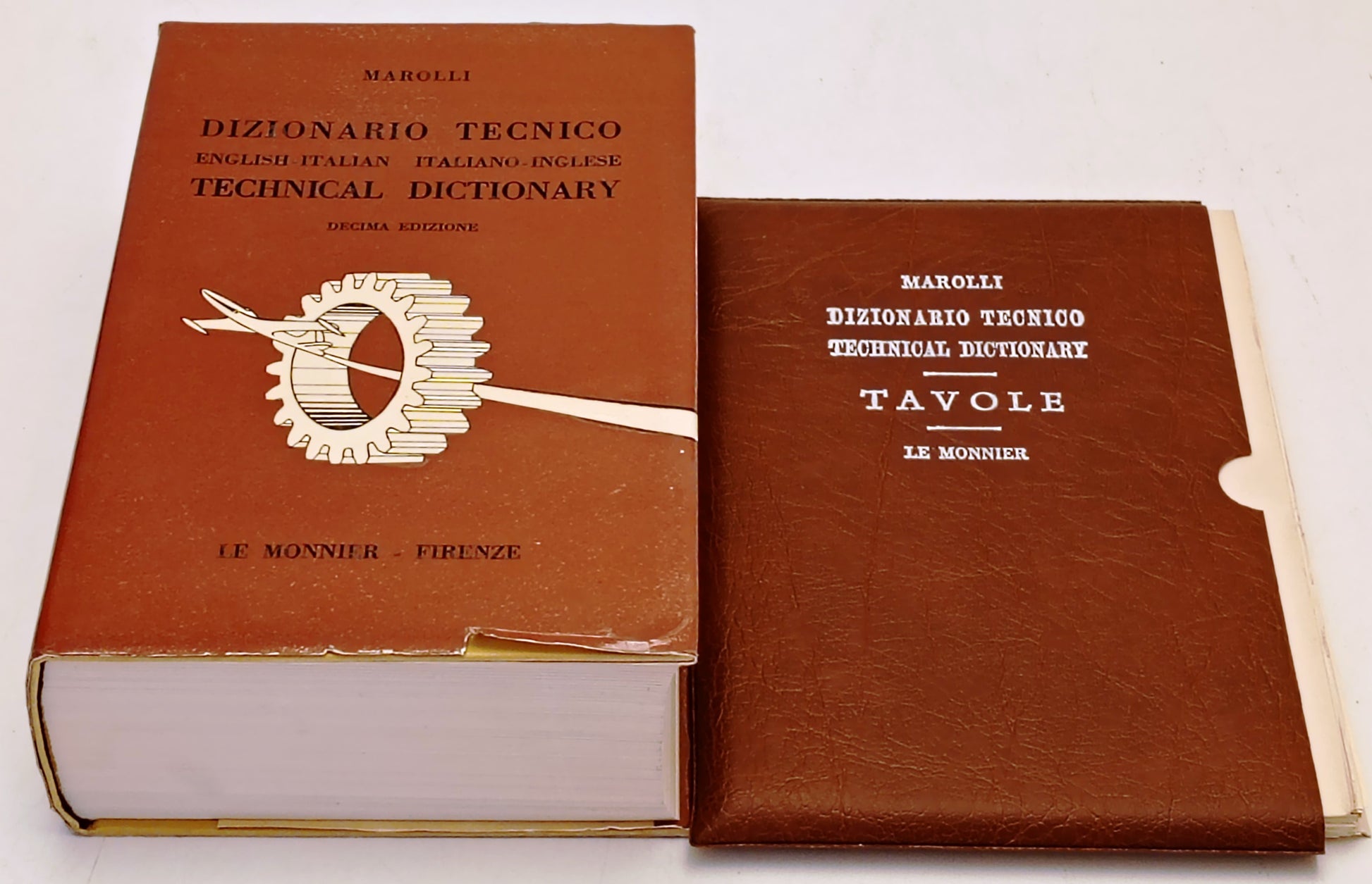 Dizionario Tecnico Technical Dictionary + 39 Tavole- Marolli- Le Monnier- YFS421
