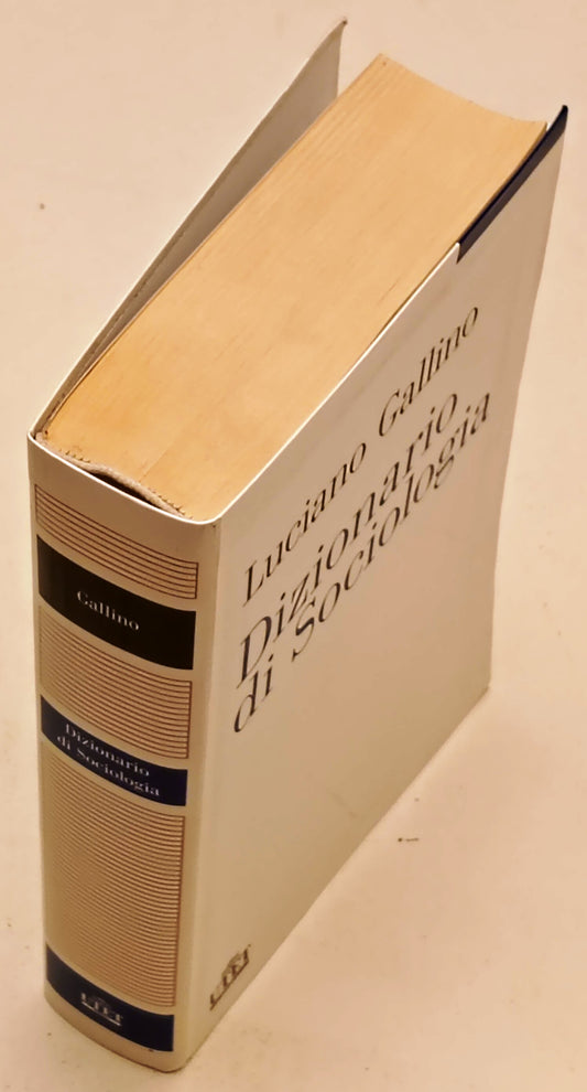 Dizionario di Sociologia - Luciano Gallino - UTET Libreria - YFS973