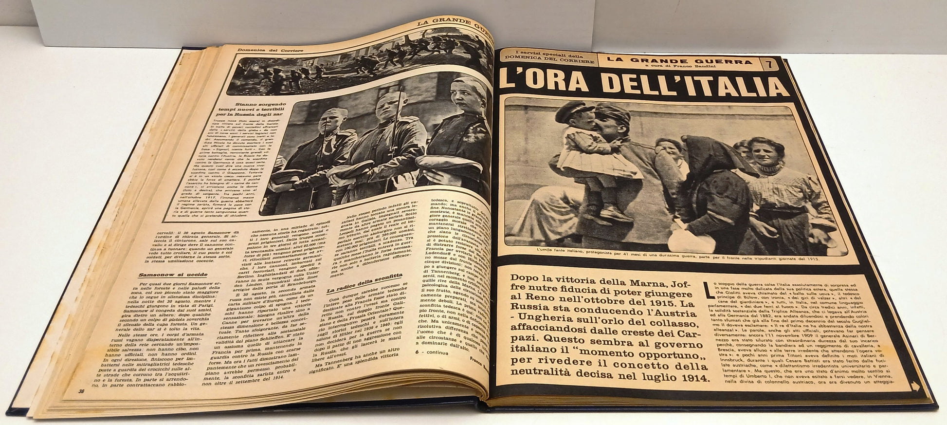 Volume rilegato Servizi speciali Domenica Corriere La Grande Guerra 1/20- YFS708