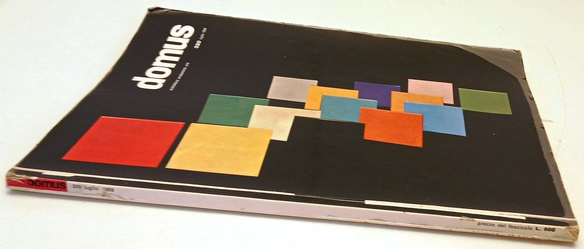 Rivista Domus n.320 Architettura arredamento arte - Luglio 1956 - RVSa956