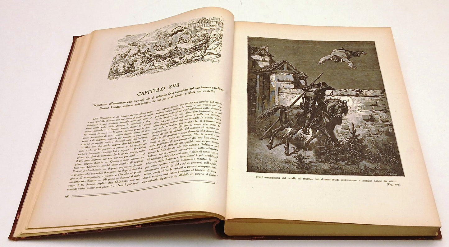 Don Chisciotte - Cervantes di Saavedra - Nerbini - 1932 - Gustave Dore' - YFS912
