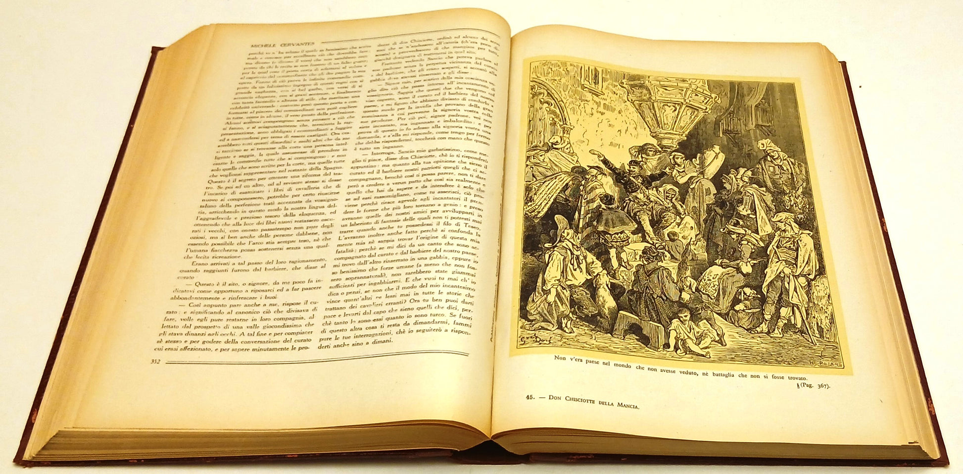 Don Chisciotte - Cervantes di Saavedra - Nerbini - 1932 - Gustave Dore' - YFS912
