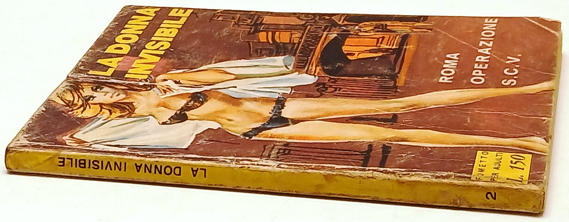 La donna invisibile n.2 Roma operazione S.C.V.- Giallo Rosso- erotico- 1967- C26
