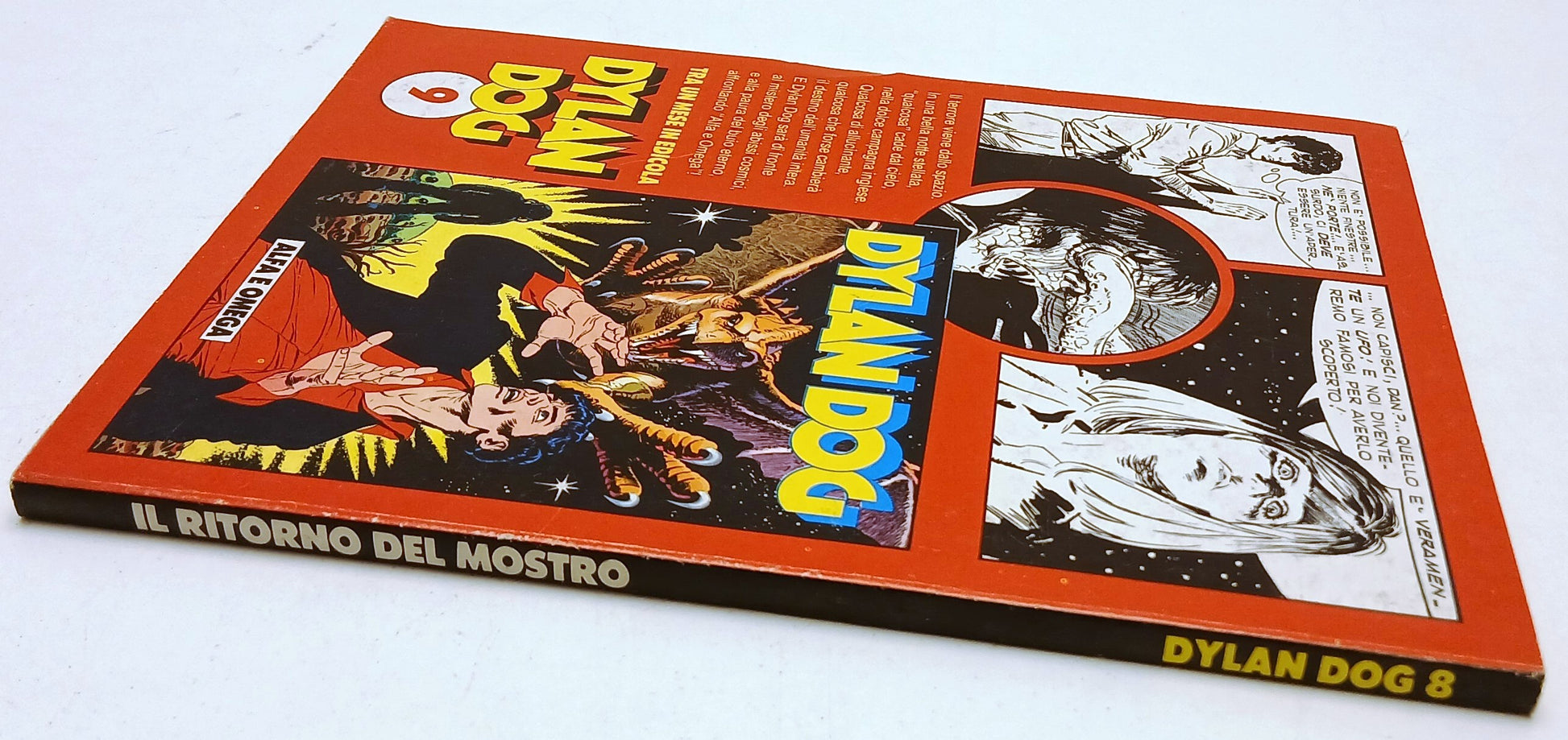 Dylan Dog n.8 Il ritorno del mostro Originale Prima Edizione - Bonelli - N25