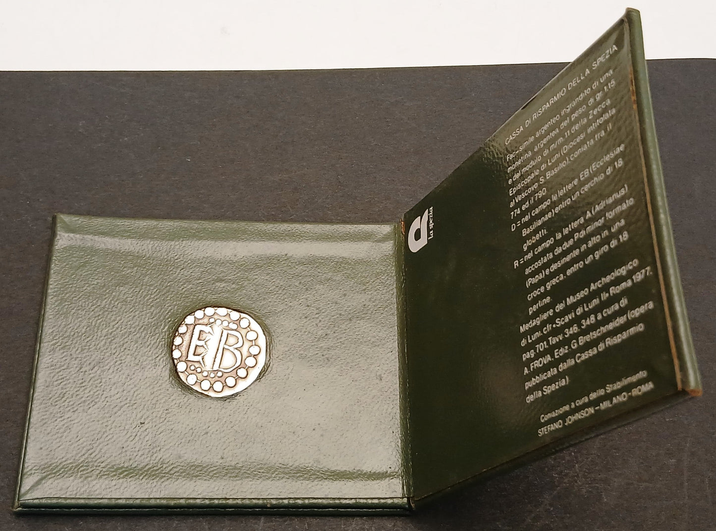 CB- Medaglia Cassa di Risparmio Spezia EB Ecclesiae Basilianae- argento- GTTS255