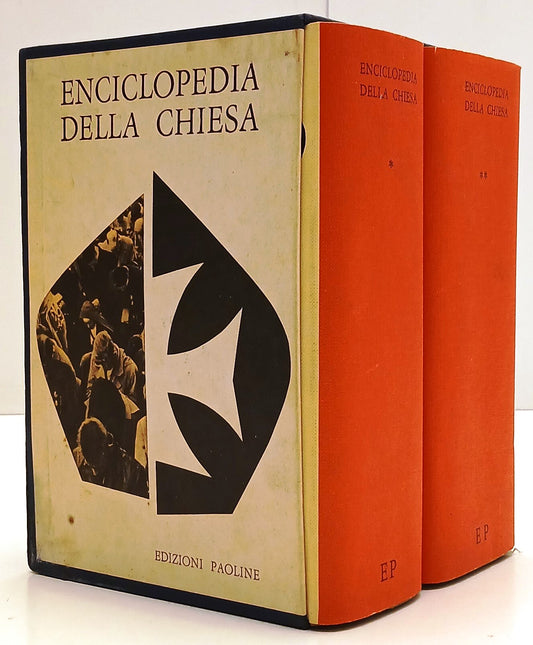 LD- ENCICLOPEDIA DELLA CHIESA COFANETTO 2 VOLUMI -- PAOLINE --- 1966 - CS- ZFS70