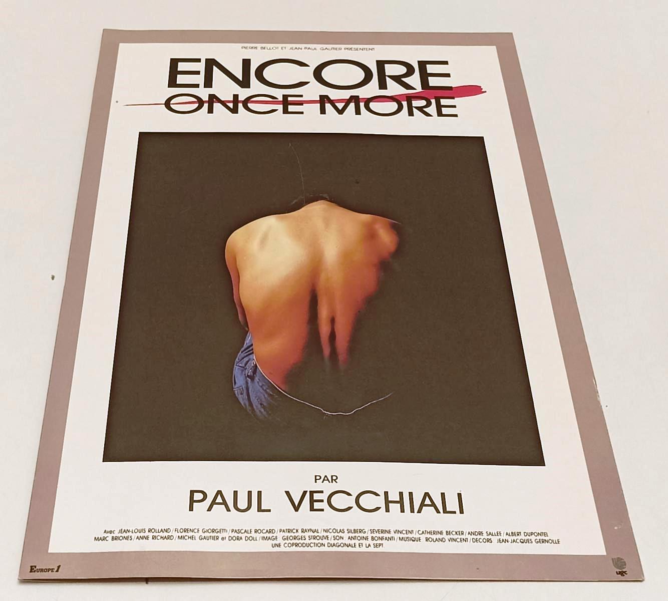 LW- CARTELLA STAMPA FILM ENCORE ONCE MORE par PAUL VECCHIALI - RVSa423
