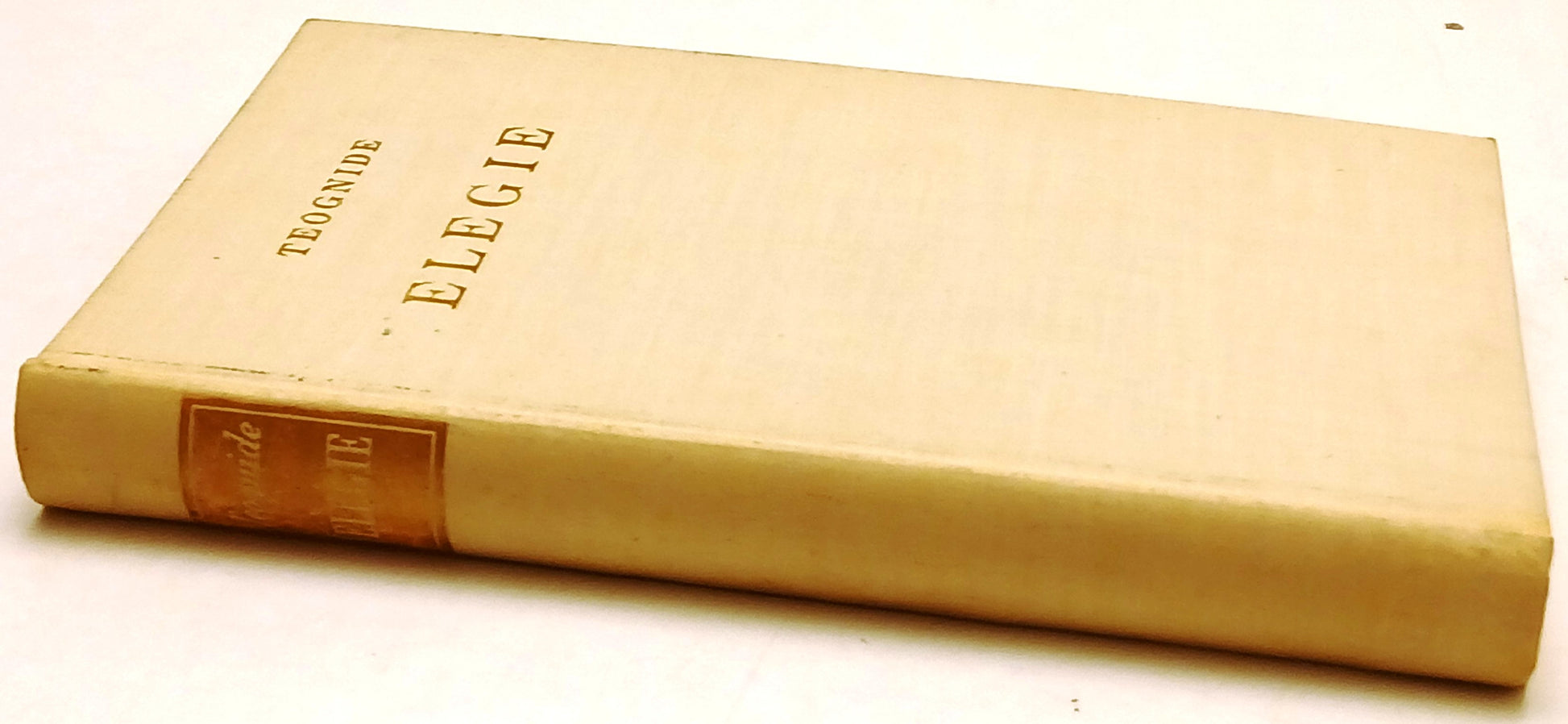 Elegie - Teognide - Sansoni - 1a ed. - testo greco a fronte - ZFS194